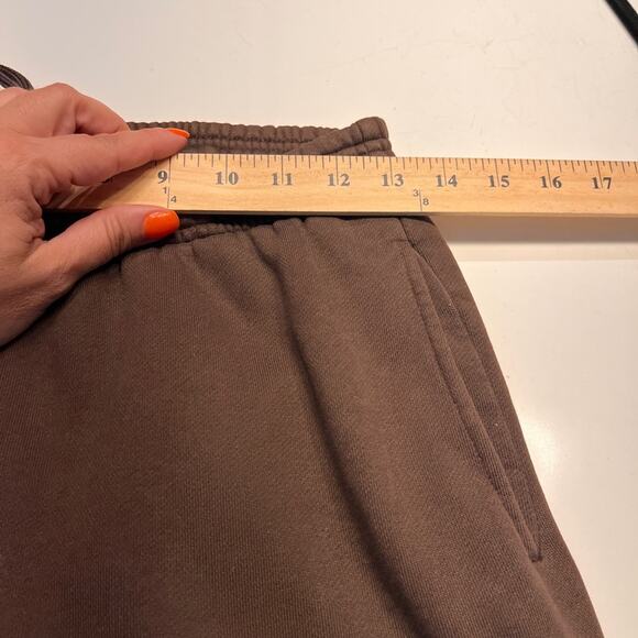 Aritzia TNA Brown Sweatfleece Boyfriend Fit Joggers XS - Picture 10 of 12
